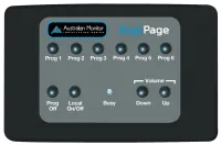 AMIS DigiPage DPRM black панель дистанционного управления для DigiPage ,6 программ, громкость, цвет - черный