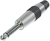 INLINE JACKS Разъем джек стерео, 6.3 мм, алюминий, для кабеля D4-6 мм (SP101-CP10)