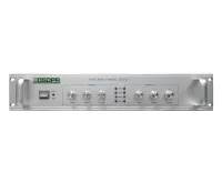 DSPPA DT4112 2х-канальный цифровой усилитель мощности 2х120Вт (70/100/200В), с встроенным модулем DANTE. Размеры 483х88х430 мм. Масса 18 кг.