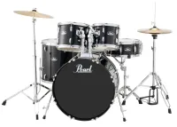 PEARL RS525SC/C31 (RS525SC/CA31, RS525SC/CB31, SOL5001P)  - ударная установка серии Roadshow, состоит из 5 барабанов, стоек и тарелок. (2216B/1008T/1209T/1616F/1455S). Цвет: No. 31 Jet Black – черный