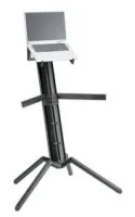 KandM 18868-000-81 подставка под ноутбук для стойки Spider Pro, размеры 310 x 265 x 150 мм, наклон от 0° до 25°, сталь, серебр.
