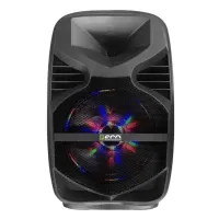 ECO DISCO BOX-12A MP3 Активная акустическая система. Мощность (RMS) - 250 Вт, max - 500 Вт.  Кофигурация: 12" + 1.75", 2 микр\лин входа. Цвет чёрный