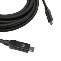 Кабель [96-0235115] Kramer Electronics [C-U32/MFF-15] USB-C 3.2 вилка- USB-C 3.2 вилка для передачи данных, видео и питания, 4,6 м