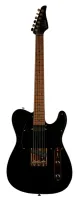Mateus Asato Classic T электрогитара, корпус болотный ясень, гриф запеченый клен "птичий глаз", стальные лады, Wilkinson 3 Saddle Classic T, SS, локовые колки, кейс, цвет Gloss Black, c кейсом, Suhr