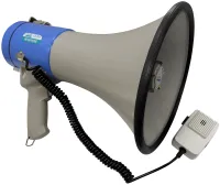Xline ER-66S мегафон 45/50Вт с сиреной, 8 батарей типа С (коробка 4 шт)