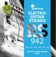 GALLI STRINGS RS942 - струны для электрогитары, натяжение LIGHT, 009-042