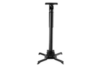 Универсальный потолочный комплект Wize Pro [PRG47A] состоящий из крепления с микро регулировкой+штанги 60-120см +площадки к потолку для проектора,макс.расст. между крепеж.отверстиями 537 мм,наклон +/- 15°,поворот +/- 8°,вращение 360°,до 35 кг,черный