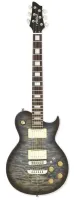 ARIA PE-480 SBKB -  электрогитара, Les Paul, 22 лада , корпус красное дерево с топом с стёганого клёна, гриф клён, 3 куска, со вставками из ореха, накладка techwood, звукосниматели 2 хамбакера Power “CPH-1C”, регулировки 2 громкости, 2 тона, 2 доп переклю