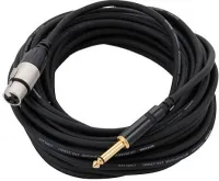 Cordial CCM 7,5 MP микрофонный кабель XLR male/моно джек 6,3 мм, 7,5 м, черный