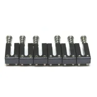 Graph Tec PS-8002-00 комплект седел TUSQ (6 шт.) для струнодержателей Strat или Tele в стиле Elite, цвет черный