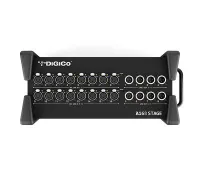 DiGiCo X-A-168 Сценический интерфейсный модуль. 16 входов (мик/лин) 8 выходов. Протокол передачи аудиоданных 3232. Подключение с резервированием или цепочкой (2 прибора максимум). Индикаторы фантомного питания. Напряжение сети 100 - 240 В.