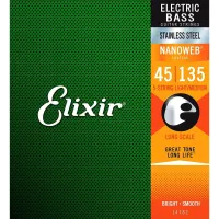 Elixir 14782 Nanoweb Light/Medium - Струны для бас-гитар