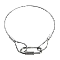 ADJ safety 60cm (30kg)  4mm  трос страховочный, 60см, нагрузка до 30кг
