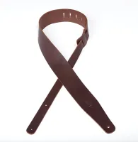 *26TL01-DX Thick Leather Кожаный ремень для гитары, 63,5мм, коричневый, Planet Waves