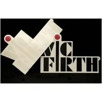VIC FIRTH Наклейка с логотипом Vic Firth черная