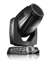 CLAY PAKY ALPHA SPOT HPE 1500 ST Прибор "Moving Head". Цветовая система CMY + 1 колесо 6 фиксированных цветов + белый, 2 колеса вращающихся гобо (6+6), 1 колесо фиксированных гобо (8), морфинг эффект, вращающийся анимационный диск, механическая высокоскор