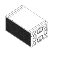 EM Acoustics S-218 White - Пассивный высокопроизводительный сабвуфер фазоинверторного типа, 2 x 18" НЧ (неодимовые магниты) 28Гц-150Гц, 101 кг. Цвет белый