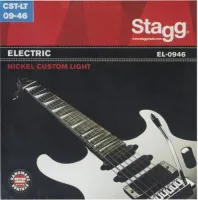 STAGG EL-0946 Струны для электрогитары.Тонкие, смешанный набор (09-11-16-26-36-46), никелированная сталь