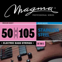 Magma Strings BE190S - Струны для бас-гитары 50-105, Серия: Stainless Steel, Калибр: 50-70-85-105, Обмотка: круглая, нержавеющая сталь, Натяжение: Med