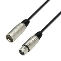 Adam hall k3mmf3000 - кабель микрофонный xlr (f) - xlr (m), 2 x 0.31 мм2, 30 м, черный