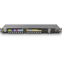 KP-4016 A5F 14 канальная кнопочная панель. 2 full HD цветных экрана, 2 канала OMNEO по RJ45 и опт. л