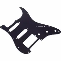 PP-T61 пикгард для электрогитары типа Strat, под звукосниматели SSH, цвет черный, Smiger