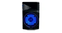 Gemini GSW-T1500PK - 15" активная акустическая система, 1500 Вт, влагозащита IPX4, режим Bass Boost, TWS Link, Bluetooth, USB, FM, LED подсветка, стойка трипод и проводной микрофон в комплекте