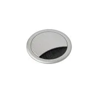 FORMING FUNCTION 3402000102- Заглушка кабельного вывода с щеткой для отверстий 60 мм, металлическая, серебристая