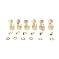 MX1510GD-6 Колки для гитары, 6л, локовые, золото, Musiclily