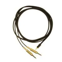 MiniJackStereo-2xJackMono (black) 15 метров кабель (черный) GS-PRO