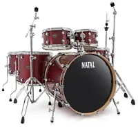 NATAL KAR-F20-RDS ARCADIA DRUM SET FUSION 20 PACK WITH HARDWARE RED SPARKLE ударная установка из 5-ти барабанов