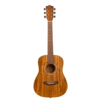 Bamboo ga-34 koa  акустическая гитара мини-дредноут, чехол, цвет натуральный