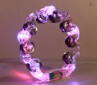 MT13-L Тамбурин «Цветок» со светодиодами, Dadi