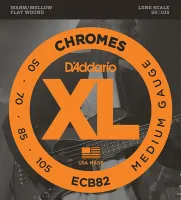 ECB82 Chromes Комплект струн для бас-гитары, Medium, 50-105, Long Scale, D'Addario