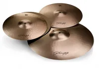 STAGG EXK SET - комплект тарелок для начинающих, сплав B8 Bronze, в комплекте 16" crash  14" hi-hat +20" ride + чехол для переноски