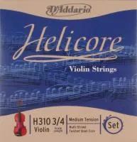 H310 3/4M-B10 10 комплектов струн J.D.Addario для скрипки 3/4