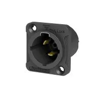 Seetronic SAC3MPX-LY(05)- Панельный разъем powerCON 16 А (вилка) для входа питания, под сценическое освещение, IP65