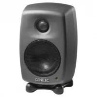 Genelec 8010AP активный 2-полосный монитор, НЧ 3" 25Вт, ВЧ 0.75" 25Вт. Подставки. Темный