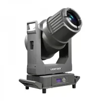 Light Sky SHARK450 BSW - Вращающаяся голова BEAM+SPOT+WASH на лампе NSL-450Вт. USHIO, Beam режим 2°-21°, Spot режим, 3°-42°, CMY система смешения цветов. IP66. Управление по: DMX512, RDM