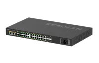 Kramer [m4250-26g4f-poe+] управляемый сетевой коммутатор netgear; 24 порта 1g poe++, 2 порта 1g и 4 порта 1g sfp