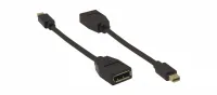 Переходник Mini DisplayPort  [99-97200007] Kramer Electronics [ADC-MDP/DPF] вилка на DisplayPort розетку