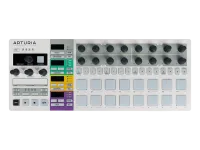 MIDI контроллер (Микшер-семплер (контроллер)) [430111] Arturia [BeatStep Pro] 2 независимых монофонических 64-шаговых мелодических секвенсора, 16-трековый секвенсор ударных, 16 проектов, в каждом 16х2 sequences, 16 drum sequences, CV/GATE выходы, 8 Drum