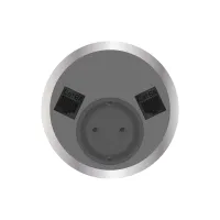 ABL 2F22F1A2- Встраиваемая розетка серии Port El с 2xRJ45 Cat6A, серая (2F220102)
