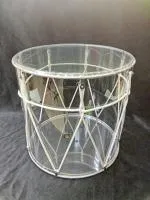 MZ-B34plexK Барабан кавказский 13,5", плексиглас, прозрачный, с чехлом, MEZZO
