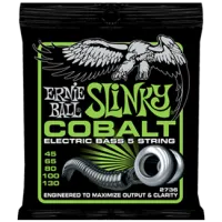 P02736 Cobalt Slinky Bass 5 Комплект струн для 5-струнной бас-гитары, 45-130, Ernie Ball