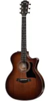 TAYLOR 324e 300 Series, гитара электроакустическая, форма корпуса Grand Auditorium, кейс