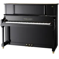 WITTON & WITTON WW126-EBHP Пианино акустическое черное полированное высота 126 см, с банкеткой