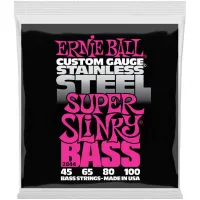 ERNIE BALL 2844 Stainless Steel Slinky Super 45-100 - Струны для бас-гитары