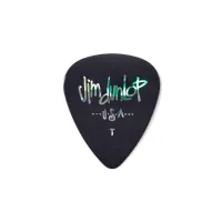 DUNLOP 483P03TH Classic Celluloid Black набор медиаторов Thin 12 шт