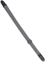Guitar strap Magma MP09 - Polypropylene guitar strap with leather tips, grey color